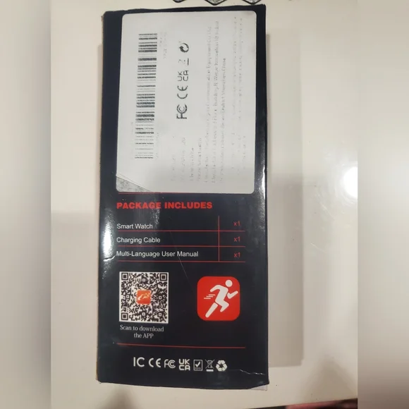 Smartwatch with Purple Band
